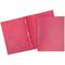 JAM Paper Plastic 2 Pocket POP Folders with Clasps, 12ct.